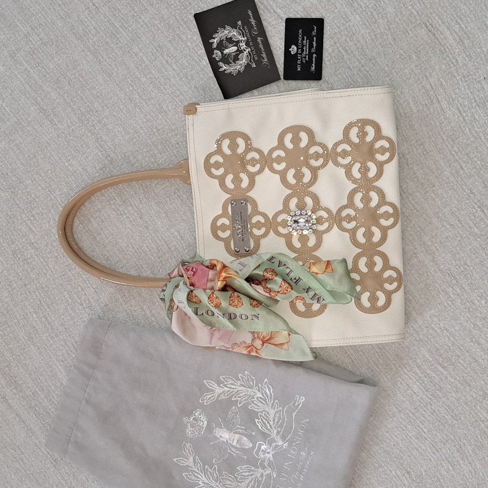 BRIGHTON MY FLST IN LONDON Embellished Purse, Tote, Handbag.